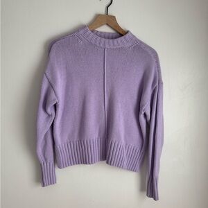 a new day Women's Lilac Crew Neck Sweater